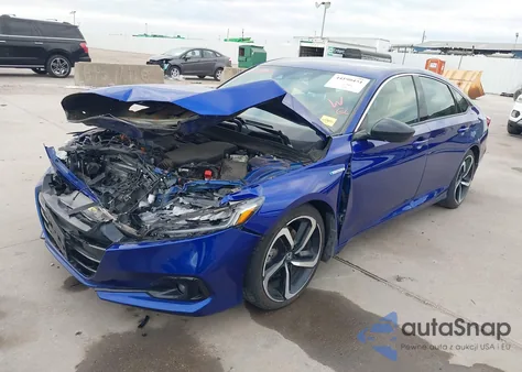 2022 Honda Accord Hybrid Sport from USA, damaged, VIN 1HGCV3F20NA023239